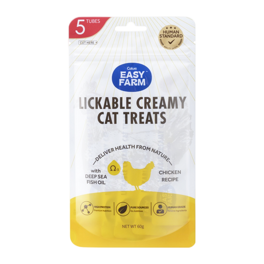 Easy Farm - Lickable Creamy Cat Treats (Chicken Recipe)