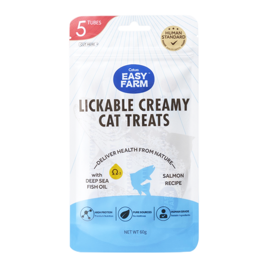 Easy Farm - Lickable Creamy Cat Treats (Salmon Recipe)