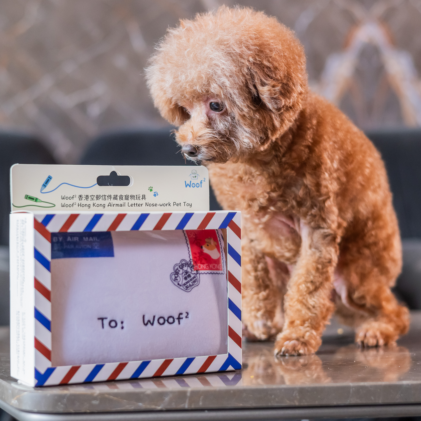 Woof² - Hong Kong Airmail Nose-work Pet Toy
