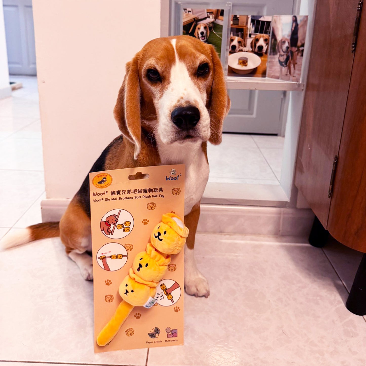 Woof² - Siu Mai Brothers Pet Toy