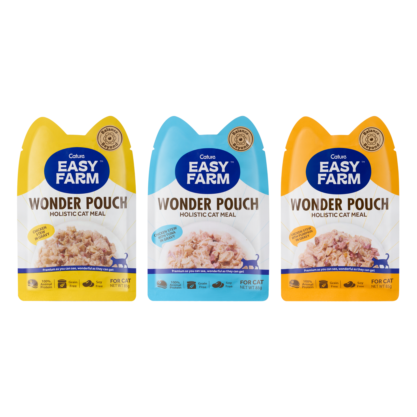 Easy Farm - Wonder Pouch Holistic Cat Meals